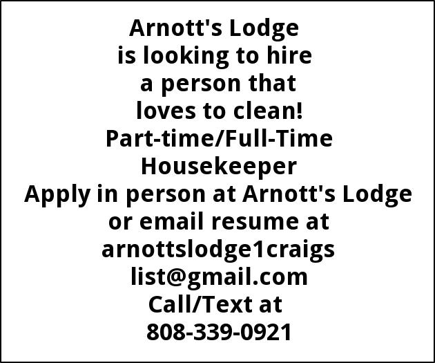 Looking To Hire A Person That Loves To Clean!