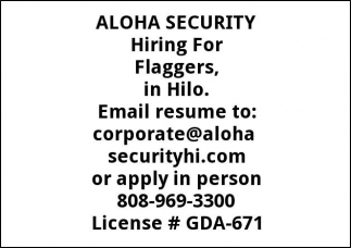 Aloha Security Inc