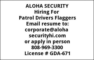 Aloha Security Inc