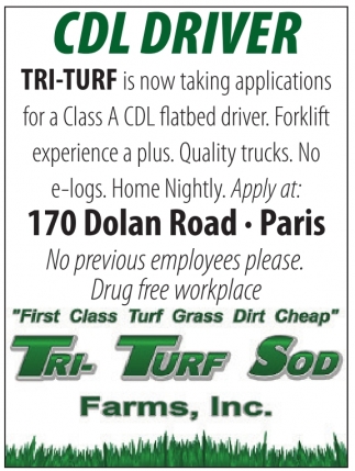 CDL Driver Needed