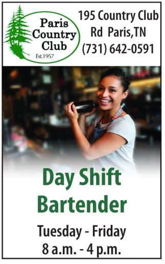 Day Shift Bartender
