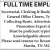 Full Time Employment Secretarial