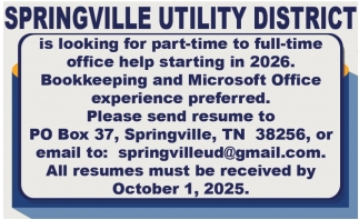 Springville Utility District