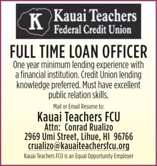 Kauai Teachers Federal Credit Union