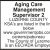 Aging Care Management Supervisor