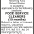 Food Service Cleaners