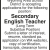 Secondary English Teacher