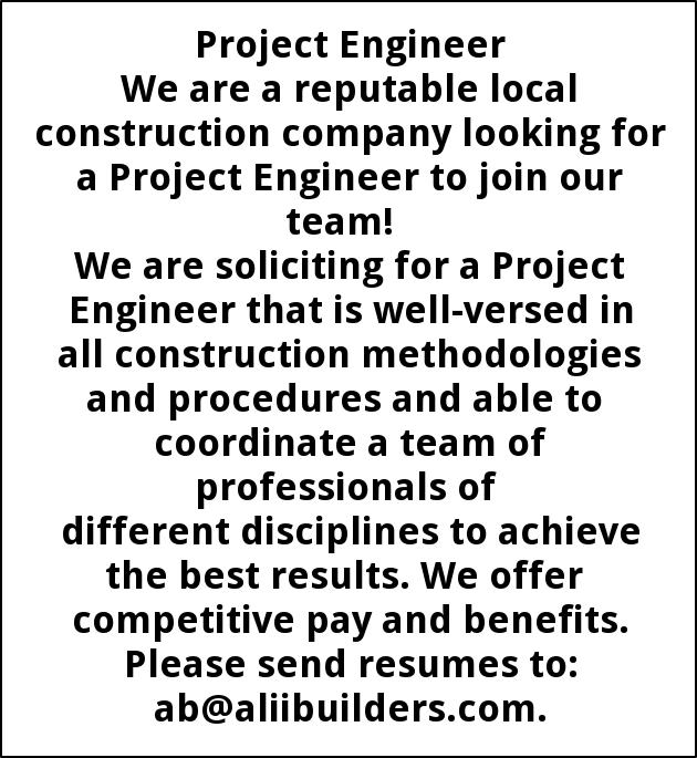Project Engineeer 