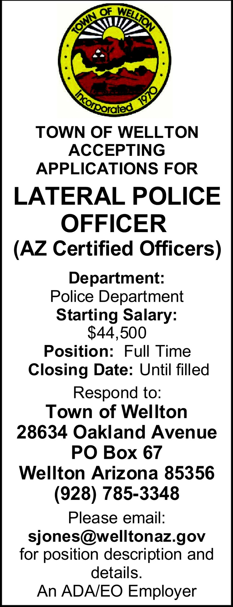 Lateral Police Officer