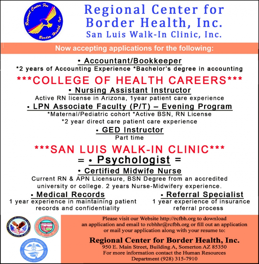 Regional Center for Border Health, Inc