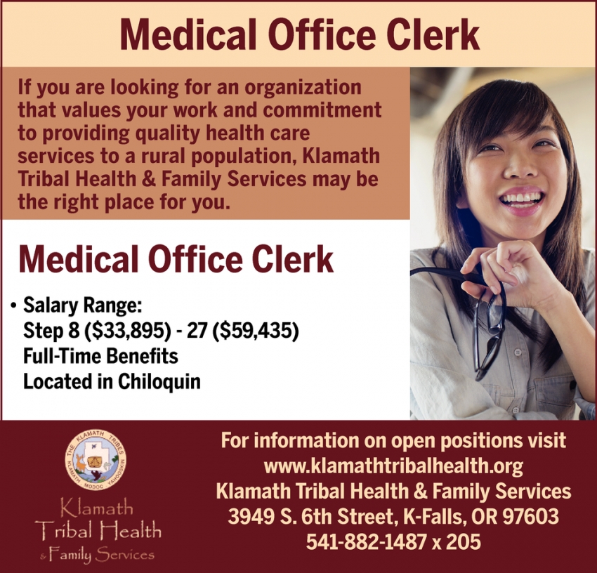 Medical Office Clerk