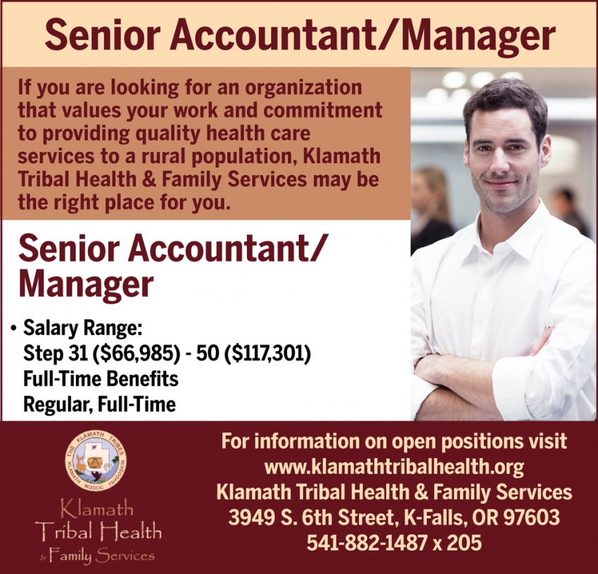 Senior Accountant/Manager