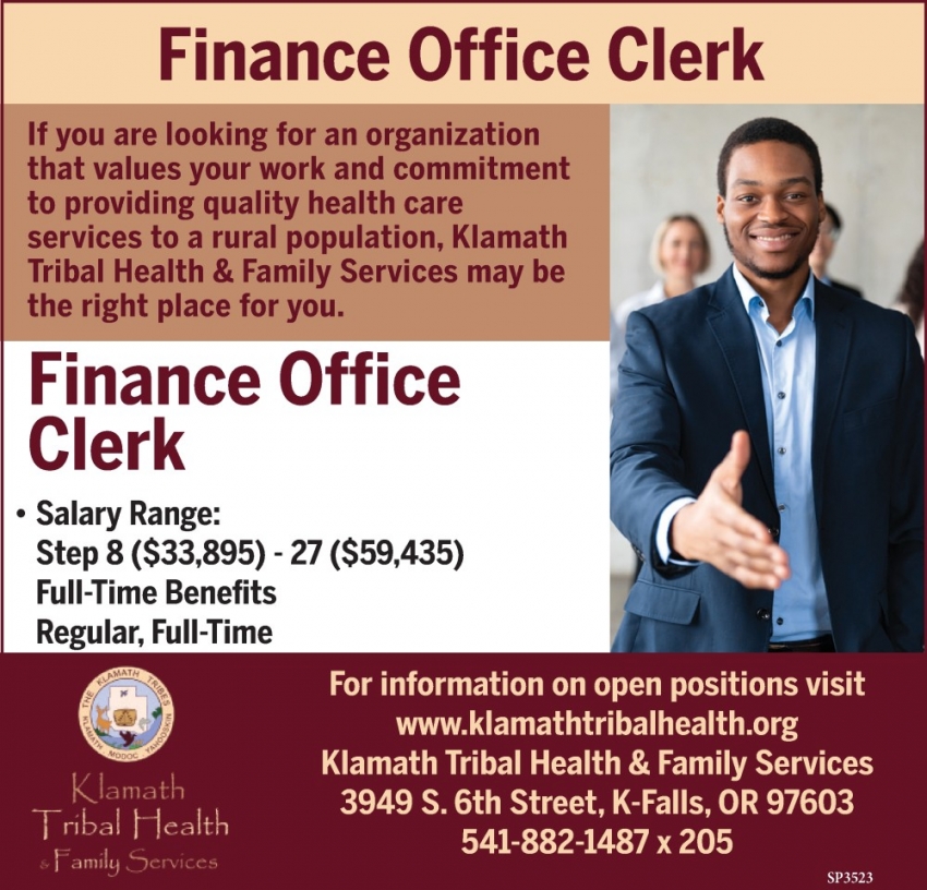 Finance Office Clerk