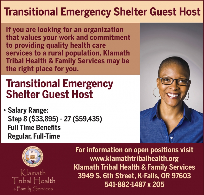 Transitional Emergency Shelter Guest Host
