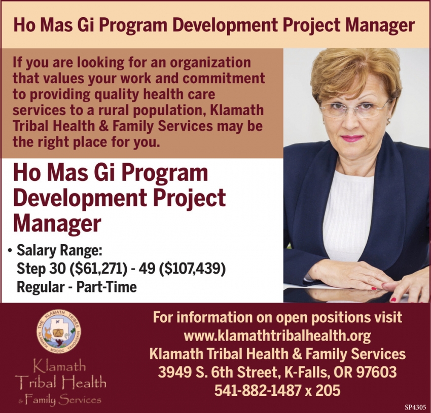 Program Development Project Manager