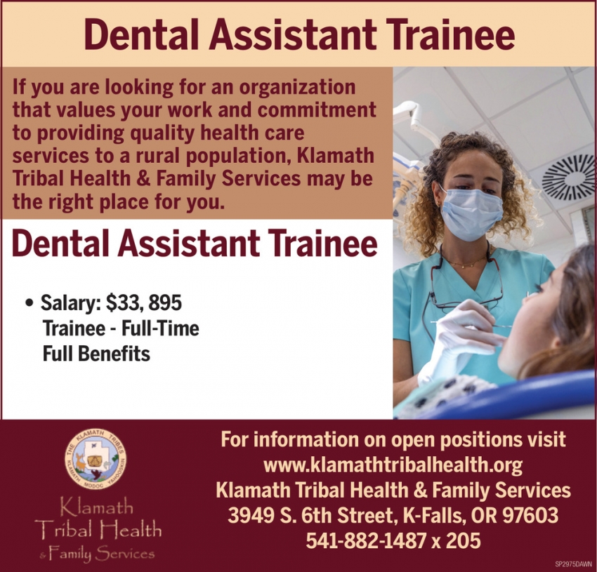 Dental Assistant Trainee