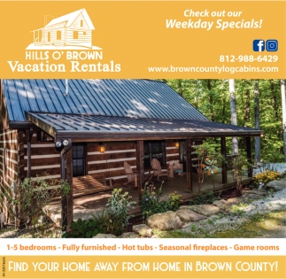 Find Your Home Away From Home In Brown County!