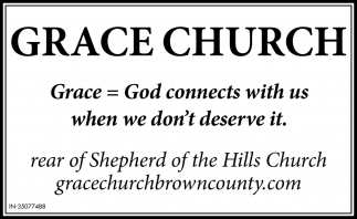 Grace=God Connects With Us When We Don't Deserve It.