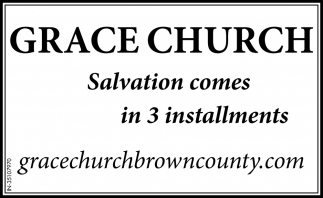 Salvation Comes In 3 Installments