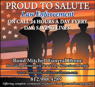 Proud To Salute Law Enforcement