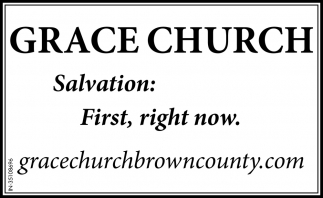 Salvation: First, Right Now.