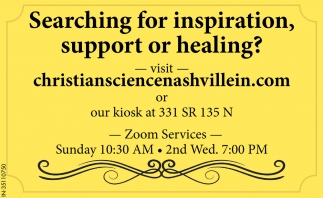 Searching For Inspiration Support Or Healing?