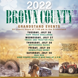 2022 Brown County Grandstand Events