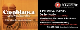Upcoming Events