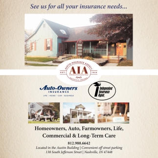 See Us For All Your Insurance Needs...