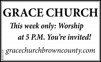 This Week Only: Worship At 5 P.M.