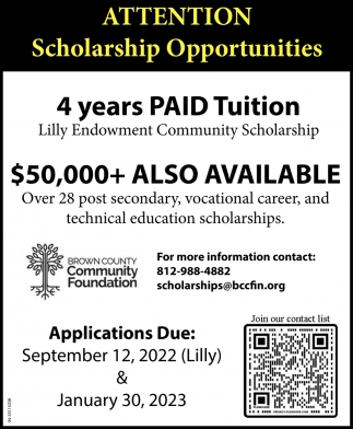 Scholarship Opportunities