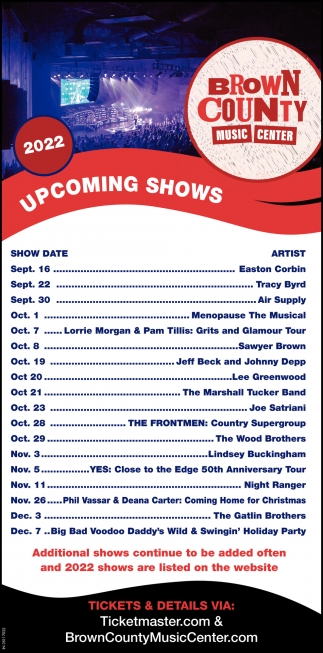 Upcoming Shows