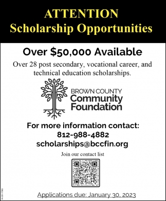 ATTENTION Scholarship Opportunities