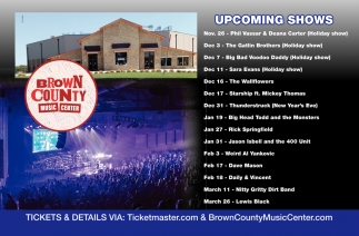 Upcoming Shows