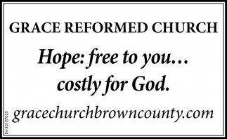 Hope: Free To You... Costly For God.