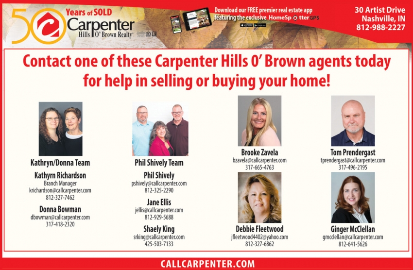 Carpenter Hills O' Brown