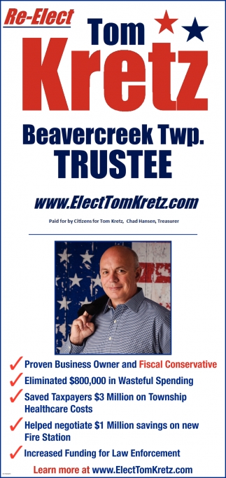 Re-Elect Tom Kretz