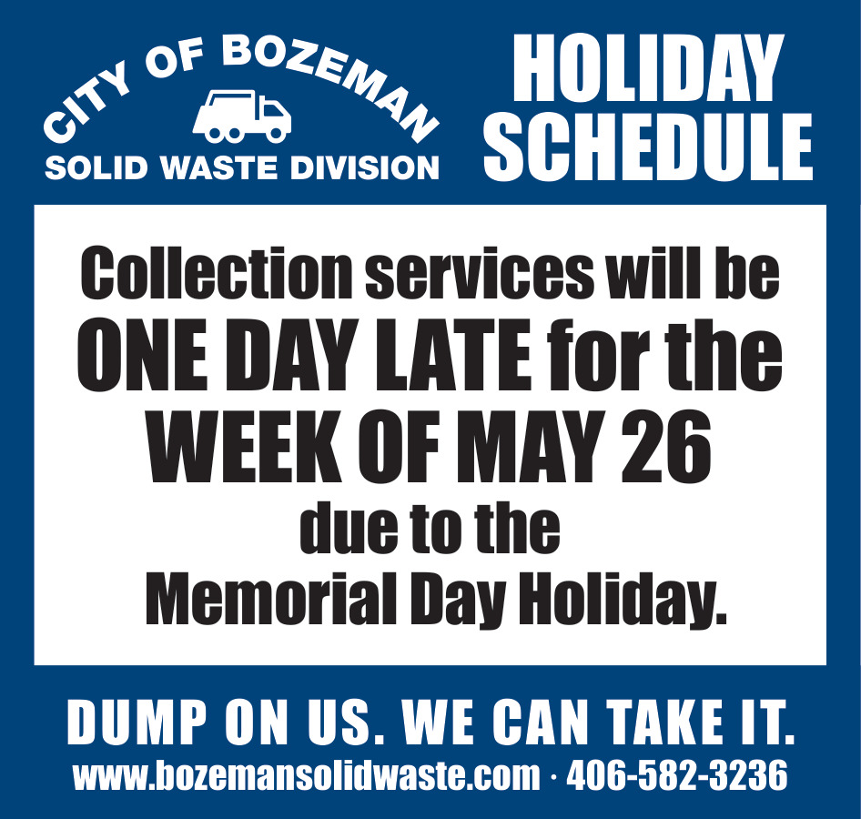Collection Services, City of Bozeman Solid Waste Division, Bozeman, MT