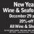 New Year's Wine & Seafood Sale