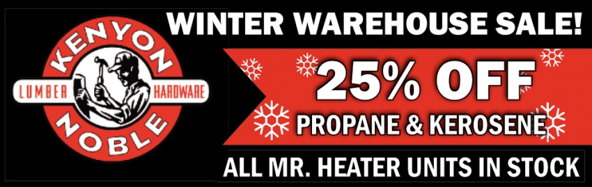 Winter Warehouse Sale!