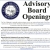 Advisory Board Openings