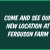 Come and See Our New Location at Ferguson Farm