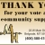 Thank for Your Vote