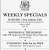 Weekly Specials