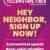 Hey Neighbor, Sign Up Now!