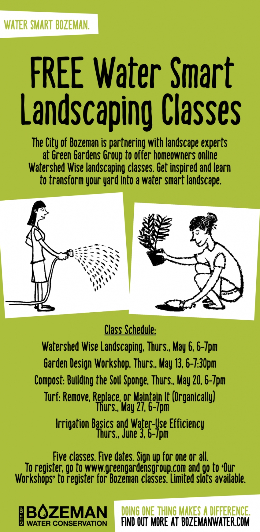 Free Water Smart Landscaping Classes