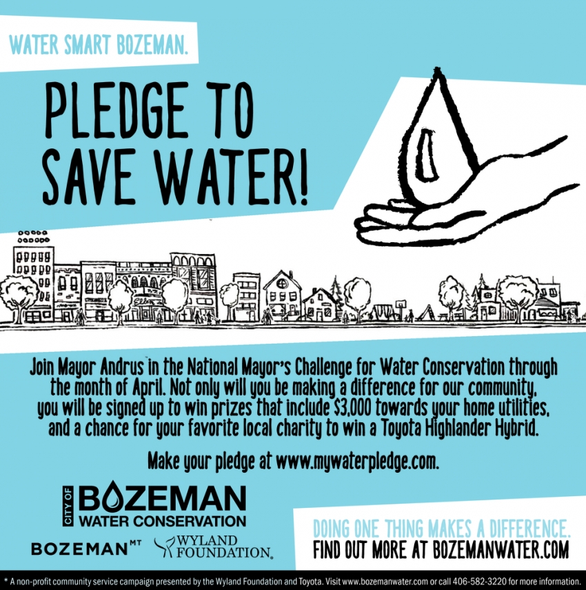 Pledge To Save Water