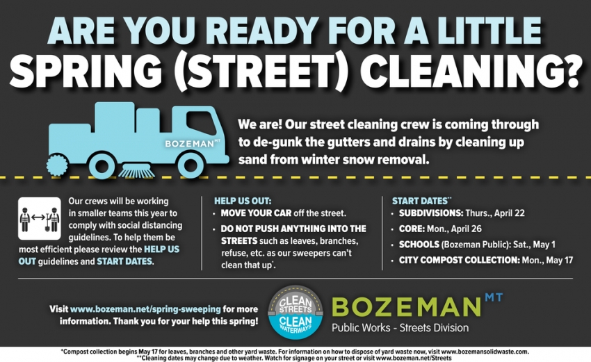 Are You Ready for a Little Spring (Street) Cleaning?