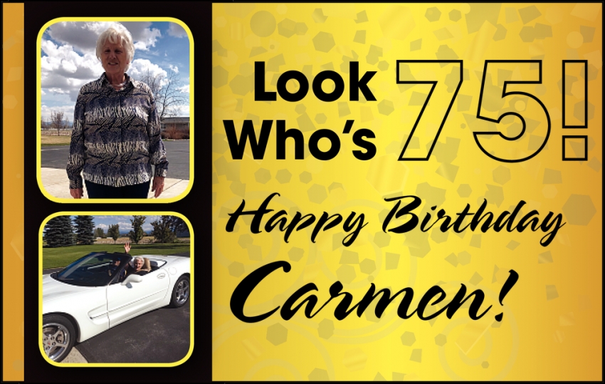 Happy Birthday Carmen!