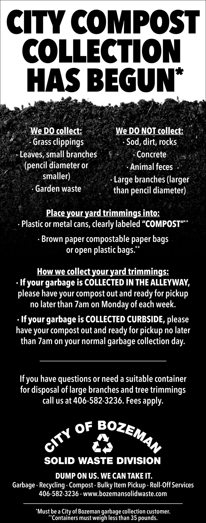 City Compost Collection Has Begun